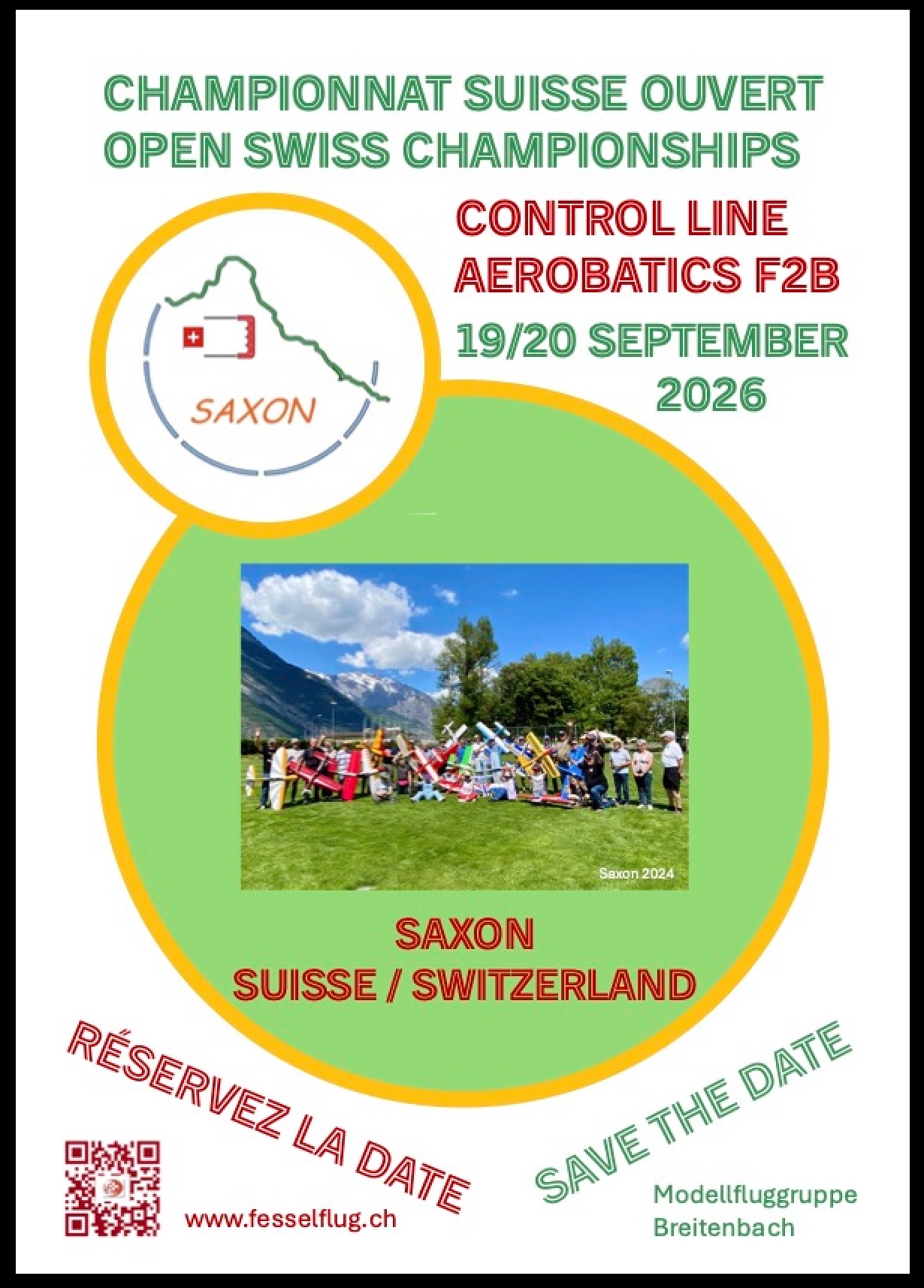 Schweizermeisterschaft Fesselflug F2B Aerobatics