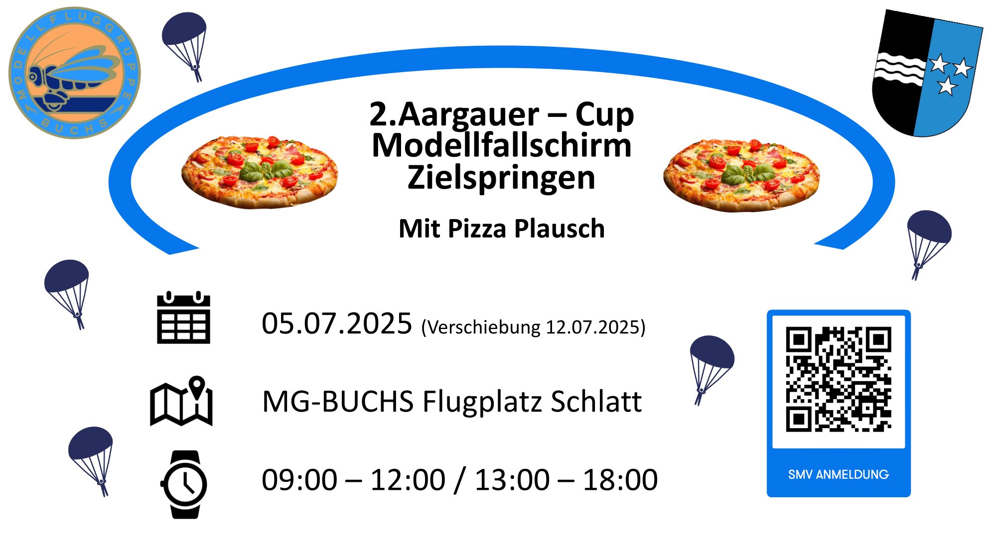  2.Aargauer-Cup  Modellfallschirm Zielspringen